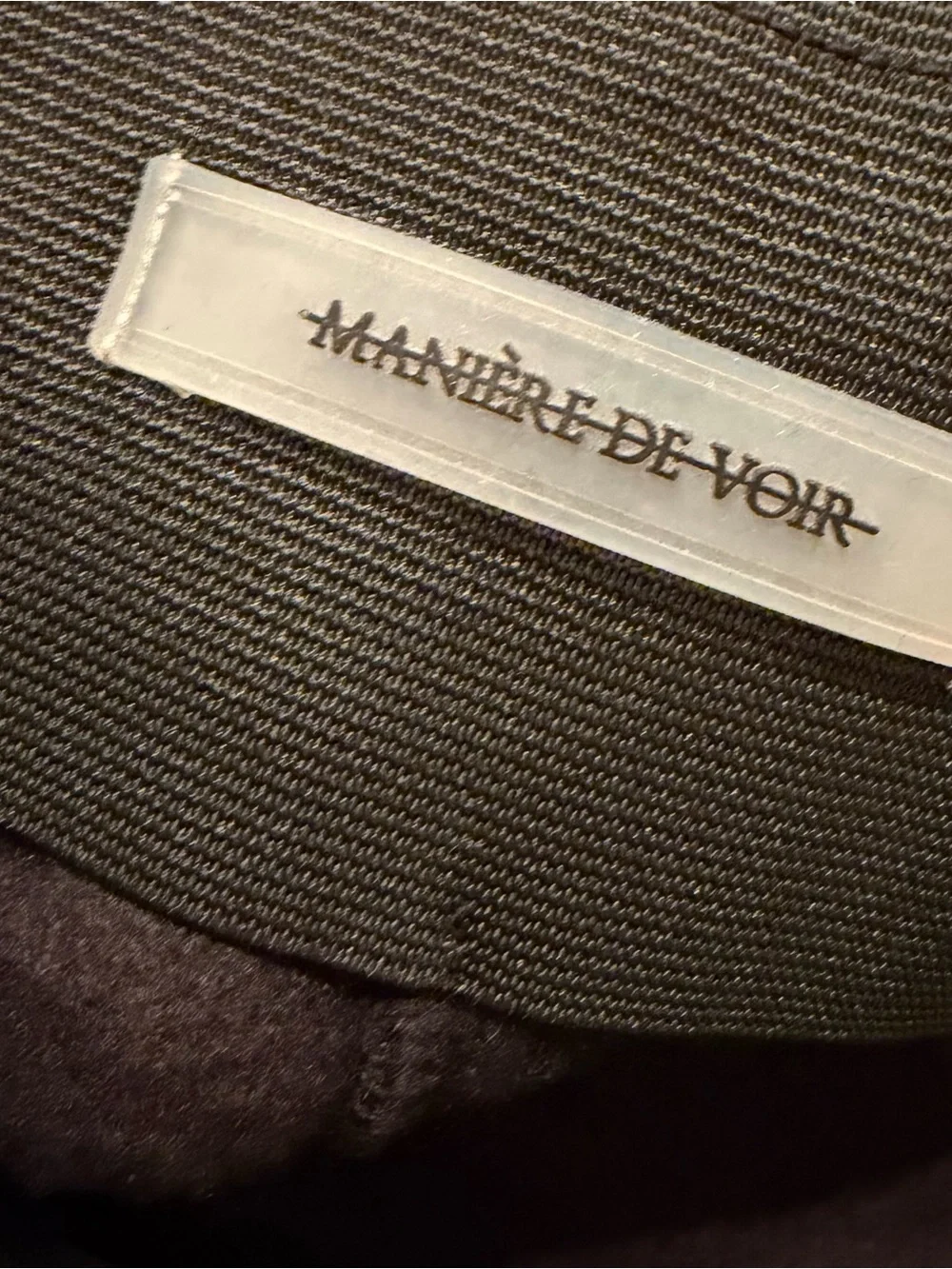 NEW MANIERE DE VOIR STRAIGHT LEG BLACK LACE UP PANTS - Picture 5 of 11